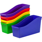 Storex Large Book Bin - Assorted Colours - 30 Pack-Link several bins together for maximum stability
