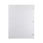 Hilroy Ruled Refill Paper - 3 Hole Punched - 10-7/8" x 8-3/8" - 200 Sheets-Fits in standard 3-ring binder