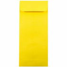 JAM Paper #11 Policy Business Coloured Envelopes - 4.5" x 10.375" - Yellow Recycled - 50 Pack-Colour: Yellow Envelopes