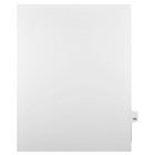Mark Maker Legal Exhibit Index Tab White Single Tabs, 1/25th Cut, Letter Size, No Holes, Number 195, 25 Pack-White Single Tabs, 1/25th Cut