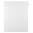 Mark Maker Legal Exhibit Index Tab White Single Tabs, 1/25th Cut, Letter Size, No Holes, Number 27, 25 Pack-White Single Tabs, 1/25th Cut