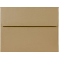 JAM Paper A6 Invitation Envelopes, 4.75" x 6.5", Tan Brown, 250 Pack (125423542)-Tan brown
