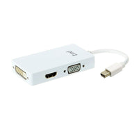 tmd Mini DisplayPort to HDMI/VGA/DVI Adapter (AD4L-01WH)-MiniDP adapter