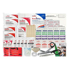 First Aid Central Federal Marine Type A Regulation First Aid Kit - Plastic Case-Packed in a durable wall mountable plastic case with bilingual first kit logo