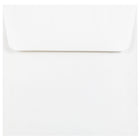 JAM Paper 6 x 6 Square Foil Lined Envelopes, White with Gold Lining, 100 Pack (3244689g)-Size: 6" x 6"
