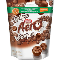 Nestle AERO Milk Chocolate Bubbles-Resealable pouch