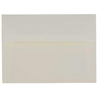 JAM Paper A7 Invitation Envelopes, 5.25 x 7.25, Strathmore Natural White Laid, 250 Pack (STTL713H)-Natural white laid Strathmore envelope