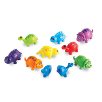 Learning Resources Snap-n-Learn Dinos - Multicolor-Includes 18 pieces: 9 two-piece dinos