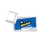 Eddie's Acrylic Block Ticket Holder - Fits 1/16" thick signs - Clear - 48 Pack-Acrylic Block Sign Holder