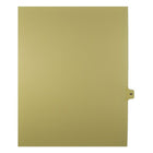 Mark Maker Legal Exhibit Index Tab Buff Single Tabs, 1/15th Cut, Letter Size, No Holes, Number 40, 25 Pack-Buff Single Tabs, 1/15th Cut