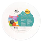 Mont Marte 8" Round Canvas - 5 Pack-Frame is 1.8 x 3.8cm MDF with moulded edge