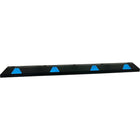 Shercom PCB-2002 Parking Curb with Blue Reflector, 72"L x 6"W x 5"H, 42 lbs-Parking Curb