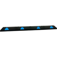 Shercom PCB-2002 Parking Curb with Blue Reflector, 72"L x 6"W x 5"H, 42 lbs-Parking Curb
