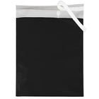 JAM Paper Foil Envelopes with Self Adhesive Closure, 9 x 12, Open End, Black, 25 Pack (1323290)-Size: 9" x 12"