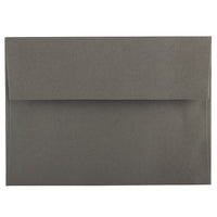 JAM Paper A7 Invitation Envelopes, 5.25 x 7.25, Dark Grey, 250 Pack (36396434H)-Gray dark base envelope