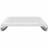 Fellowes Breyta Foot Rest - White-Large platform with 3 height adjustments to ensure ergonomic positioning.