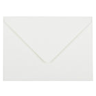 JAM Paper A7 Invitation Envelopes, 5.25 x 7.25, 80lb Strathmore Bright White Wove with V-Flap, 100 Pack (1921392g)-Bright white