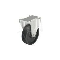 Blickle Heat-Resistant Thermoplastic Caster, Wheel Diameter: 4" (101.6 Mm), Caster Type: Rigid (BK-POHI 102G-1)-Wheel Diameter: 4" (101.6 mm)