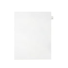 Mark Maker Legal Exhibit Index Tab White Single Tabs, 1/26th Cut, Letter Size, No Holes, Letter C, 25 Pack-White Single Tabs, 1/26th Cut