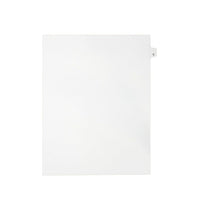 Mark Maker Legal Exhibit Index Tab White Single Tabs, 1/26th Cut, Letter Size, No Holes, Letter C, 25 Pack-White Single Tabs, 1/26th Cut