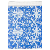 JAM Paper Foil Envelopes, 9 x 12, Blue Winter White Snowflake, 25 Pack (1333310)-Blue with white snowflake