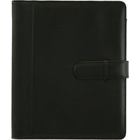 Hilroy Executive Padfolio, Black-Features a variety of pockets and slots for documents, IDs, business and credit cards
