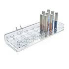 Azar Displays 0.75" Diameter 24 Round Slot Mascara & Cosmetic Tray For Pegboard, 2 Pack (225535)-Dimensions: 1-7/8"H x 12"W x 3-3/4"D