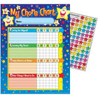 TREND enterprises, Inc. Stars Success Charts/Chore Charts, 25 Charts, 100 Stickers, 375 Pack-Colour: Assorted