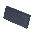 Roots Ladies Large Clutch Wallet with Removable Checkbook - Navy-2 ID windows