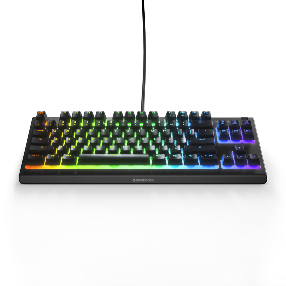 SteelSeries Apex 3 TKL Water Resistant RGB Quiet Gaming Keyboard