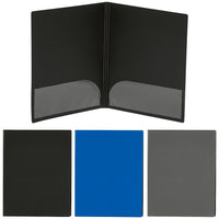 Staples Polyfoam Portfolio - Letter Size - Assorted Colours-Designed to accommodate letter-sized documents