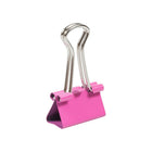 JAM Paper Binder Clips, Small, 19mm, Pink Binderclips, 5 packs of 25 (334BCPig)-125 per pack