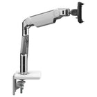Humanscale M8.1 Monitor Arm-Ships unassembled to reduce packaging size and its modular links allow users to quickly design the most productive space without additional parts - all effectively saving resources, energy and shipping costs to get from factory to office