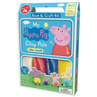 Klutz My Peppa Pig Clay Pals-Comes with: 4 colors of air dry clay, clay size guide, and 82 punch-out pieces, including Mummy and Daddy Pig