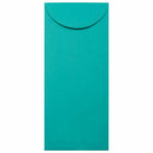 JAM Paper #14 Policy Business Coloured Envelopes - 5" x 11.5" - Sea Blue Recycled - 50 Pack-Colour: Sea Blue