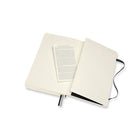 Moleskine Classic Expanded Notebook – Large – Ruled – Black – Soft Cover (QP616EXP)-Soft cover, Black