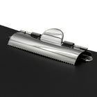 Merangue Polyfoam Clipboard with Bulldog Clip, Black, 12 Pack-Dimensions: 10.4" x 13.2" x 6.7"