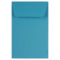 JAM Paper #1 Coin Envelopes, 2.25 x 3.5, Lunar Blue, 50 Pack-Coin Envelopes