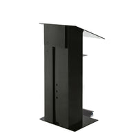 Urbann K3 Lectern With Wheels - Aluminum - Charcoal-Free standing with wheels, speaches