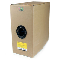 StarTech Roll of Blue Plenum CMP Cat 6 Solid UTP Bulk Cable, 1000 Ft.-Cost-effective solution for larger installations