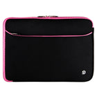 Vangoddy 14" Neoprene Laptop Sleeve - Black/Pink-Fits up to laptop 14"