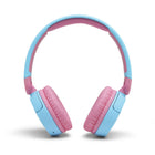 JBL JR310BT Kids Wireless On-Ear Headphones - Blue-Bluetooth enabled wireless connection up to 15 meters