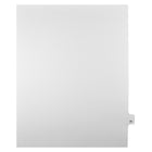 Mark Maker Legal Tabs - Letter Size - White - 1/25th cut - 25 tabs per package - 5 packages Pack - Number 71-White Single Tabs