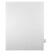 Mark Maker Legal Tabs - Letter Size - White - 1/25th cut - 25 tabs per package - 5 packages Pack - Number 71-White Single Tabs