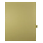 Mark Maker Legal Exhibit Index Tab Buff Single Tabs, 1/15th Cut, Letter Size, No Holes, Number 25, 25 Pack-Buff Single Tabs, 1/15th Cut