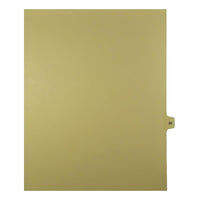 Mark Maker Legal Exhibit Index Tab Buff Single Tabs, 1/15th Cut, Letter Size, No Holes, Number 25, 25 Pack-Buff Single Tabs, 1/15th Cut