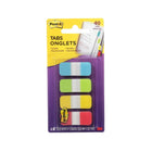 Post-it 676-ALYR-C Tabs, .5" x 1.5", Primary Colours, 10 Tabs/Colour, 4 Colours Pack-Easily organize planners and calendars into sections