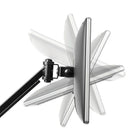 Fellowes Flat Panel Monitor Arm (8038201)-Tilts up or down +/- 45 degrees, pivots left to right 180 degrees, and allows 360 degree rotation