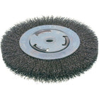 Osborn Economy Crimped Wire Wheel Brushes - Medium Face, 8" Dia., 0.014 Fill, 2" Arbor - 3 Pack-Application Type Steel