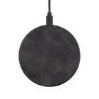 General Supply Goods + Co Vegan Leather Qi 10W Wireless Charger - Charcoal-Universal rapid 10W